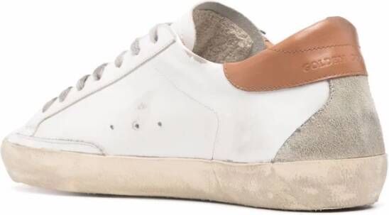 Golden Goose Distressed Super-Star lage sneakers White Heren