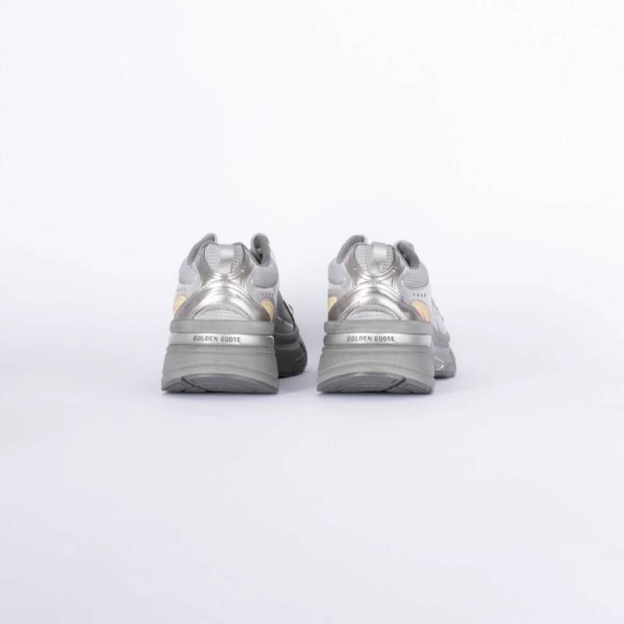 Golden Goose Gelamineerde Lightstar Sneakers Zilver Goud