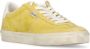 Golden Goose Gele Suède Sneakers Ronde Neus Logo Yellow Dames - Thumbnail 3