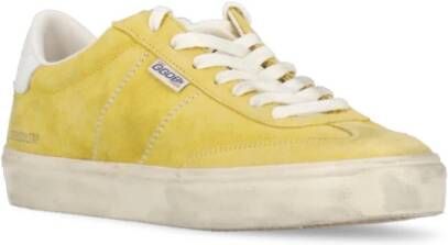 Golden Goose Gele Suède Sneakers voor Mannen Yellow Heren