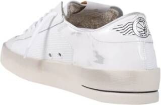 Golden Goose Glanzend leren sterrensneakers White Heren