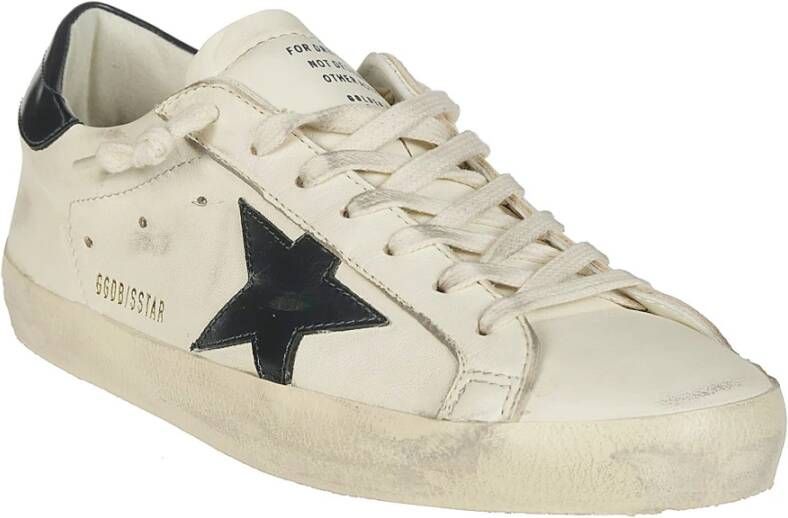 Golden Goose Glanzende Ster Sneakers White Heren