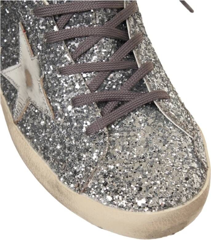 Golden Goose Glitter Finish Classic Star Sneakers
