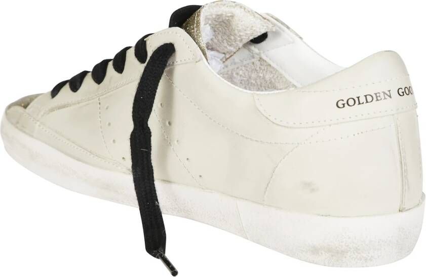 Golden Goose Glitter Leren Superstar Sneakers
