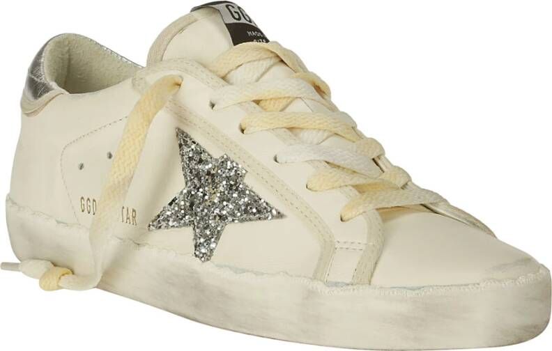 Golden Goose Glitter Star Sneakers White Dames