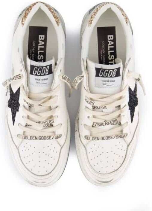 Golden Goose Glitter Star White Sneakers White Heren