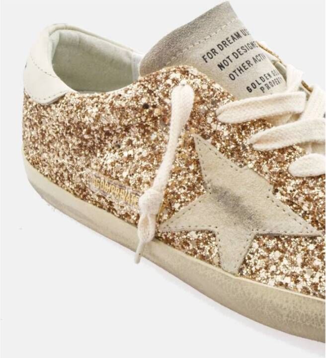 Golden Goose Glitter Ster Sneakers IJs Grijs