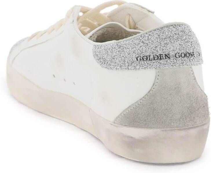 Golden Goose Glitter Superstar Sneakers White Dames