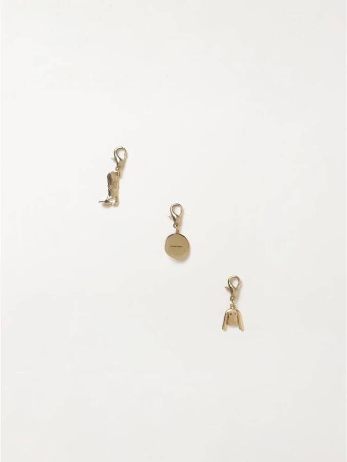 Golden Goose Gold Charm Sneakers
