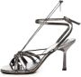 Golden Goose Grijze Kettingdetails Leren Hakken Gray Dames - Thumbnail 4