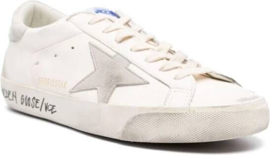 Golden Goose Grijze Super-Star Sneakers Multicolor Heren