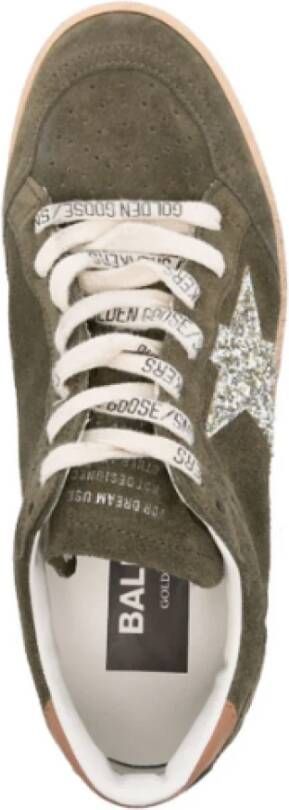 Golden Goose Groene Olijf Sneakers Ster Ontwerp