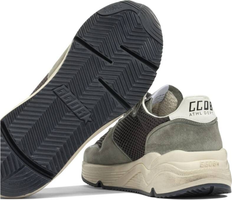 Golden Goose Groene Sneakers Urban Elegantie Stijl
