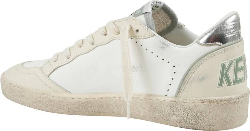 Golden Goose Groene Ster Leren Sneakers
