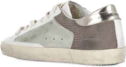 Golden Goose Groene Suède Sneakers met Pythonata Ster Multicolor Dames