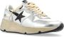 Golden Goose Low-Top Sneakers Running Sneakers Leather Silver in wit - Thumbnail 3