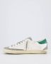 Golden Goose Heren Lichtblauwe Lamsskin Jas met Witte Mouwen Wit Heren - Thumbnail 13