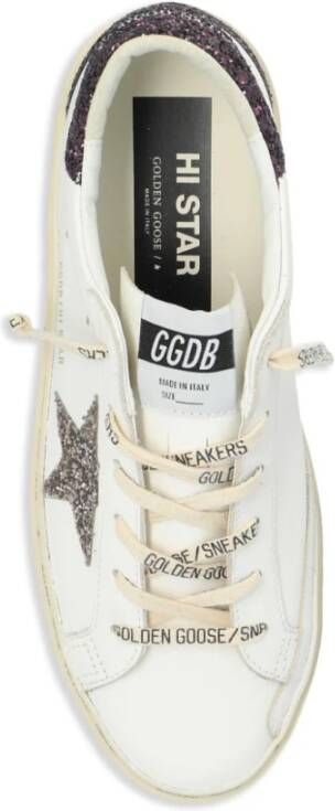 Golden Goose Hi Star Lederen Sneakers White Dames