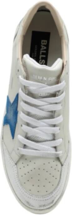 Golden Goose Iconische Ball Star Sneaker Wit Blauw
