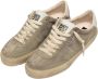 Golden Goose Italiaanse Suède Sneakers Grijs Contraststiksels Beige Dames - Thumbnail 4