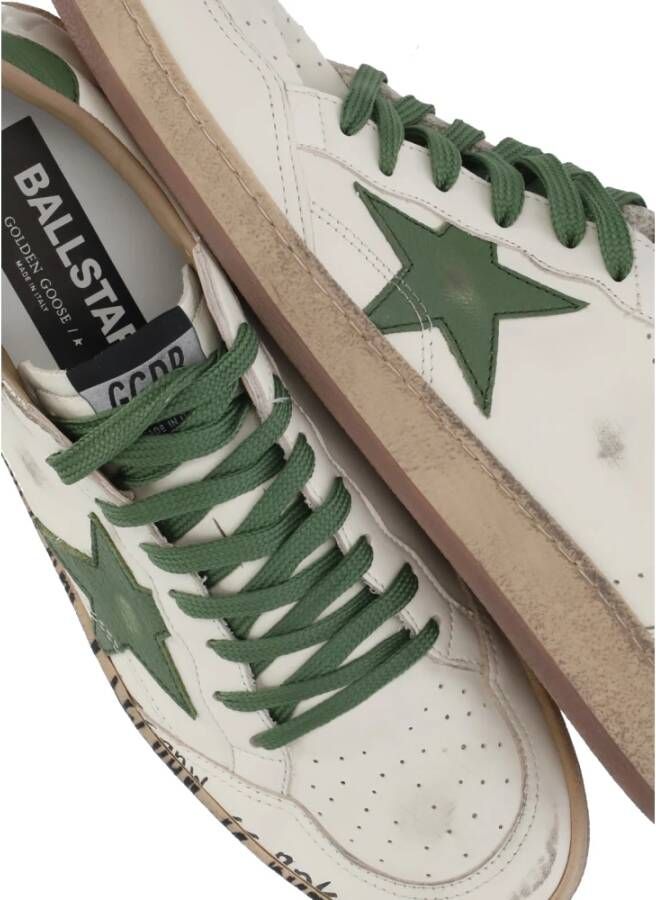 Golden Goose Ivoor leren sneakers met sterdetail