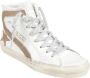 Golden Goose Witte Leren Slide Sneakers met Messing Details White Dames - Thumbnail 21
