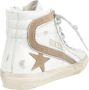 Golden Goose Witte Leren Slide Sneakers met Messing Details White Dames - Thumbnail 22
