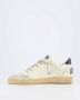 Golden Goose Leren Veterschoenen Platte Rubberen Zool White Heren - Thumbnail 3