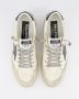 Golden Goose Leren Veterschoenen Platte Rubberen Zool White Heren - Thumbnail 4