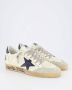Golden Goose Leren Veterschoenen Platte Rubberen Zool White Heren - Thumbnail 5
