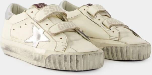 Golden Goose Klassieke Leren Witte Sneakers Wit Dames