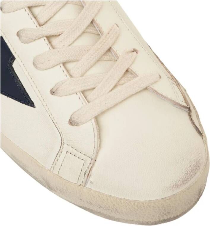 Golden Goose Klassieke witte leren sneakers