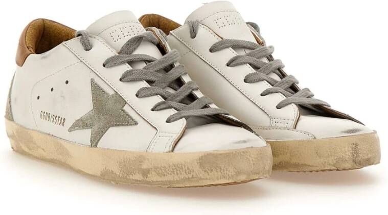 Golden Goose Klassieke witte leren sneakers White Dames