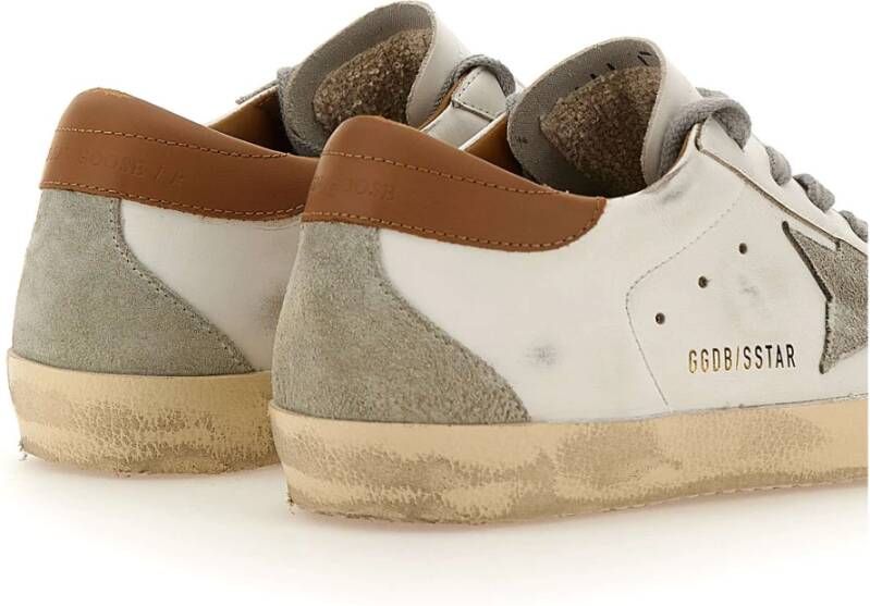 Golden Goose Klassieke witte leren sneakers White Dames
