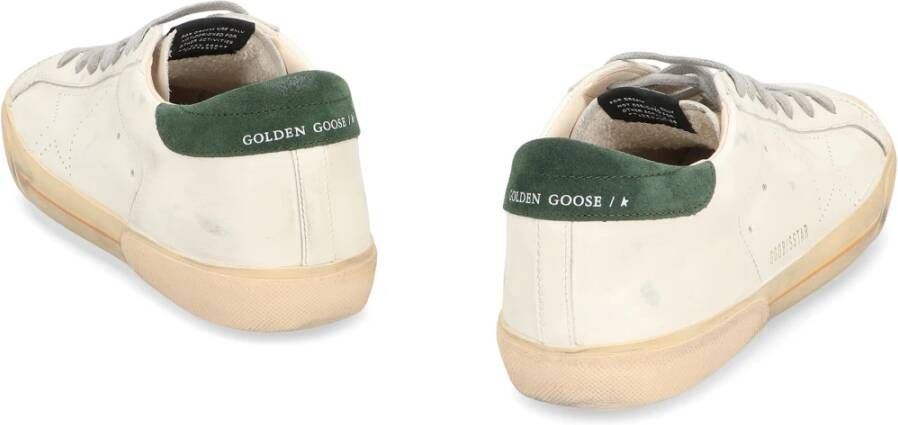 Golden Goose Lage leren sneakers met contrasterende hiel