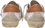 Golden Goose Super Star Baskets in White and Camel Leather Wit Heren - Thumbnail 3