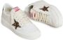 Golden Goose Witte Leren Sneakers met Leo Ponyskin Ster - Thumbnail 4