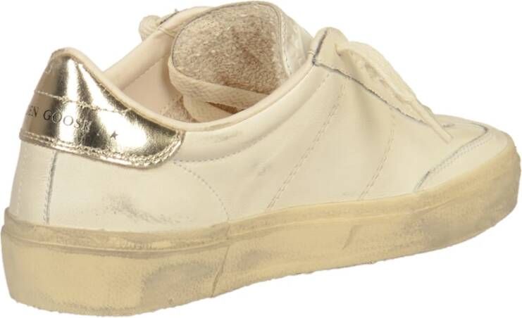 Golden Goose Leopard Print Sneakers White Dames