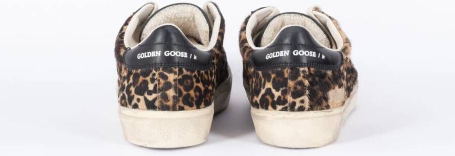Golden Goose Leopard Soul Star Bruine Sneakers Brown Dames