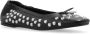 Golden Goose Amy Zip Closure Leather Ballet Flats in zwart - Thumbnail 5