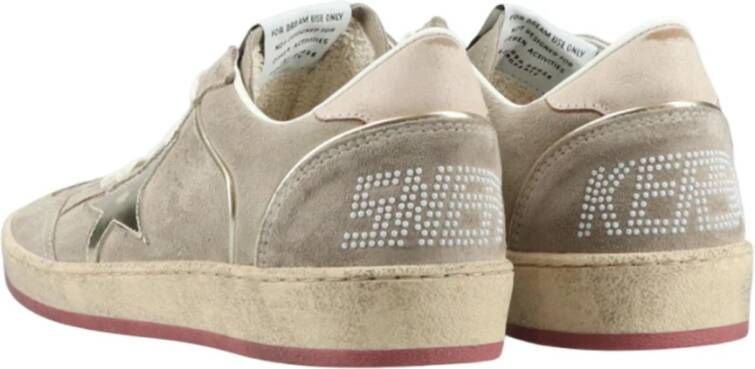 Golden Goose Leren en suède sneakers met veters