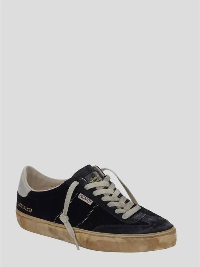 Golden Goose Leren Soul Star Sneakers Black Heren