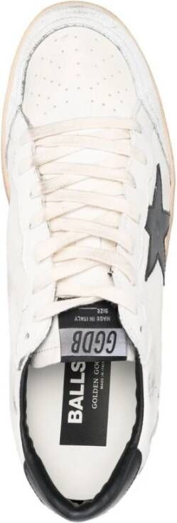 Golden Goose Leren Star Basketbalsneakers Beige Heren