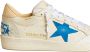 Golden Goose Witte Leren Ballstar Sneakers Bluette Ster White Heren - Thumbnail 5