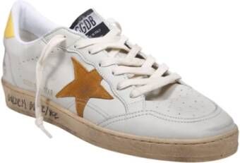 Golden Goose Leren Star Signature Sneakers White Heren