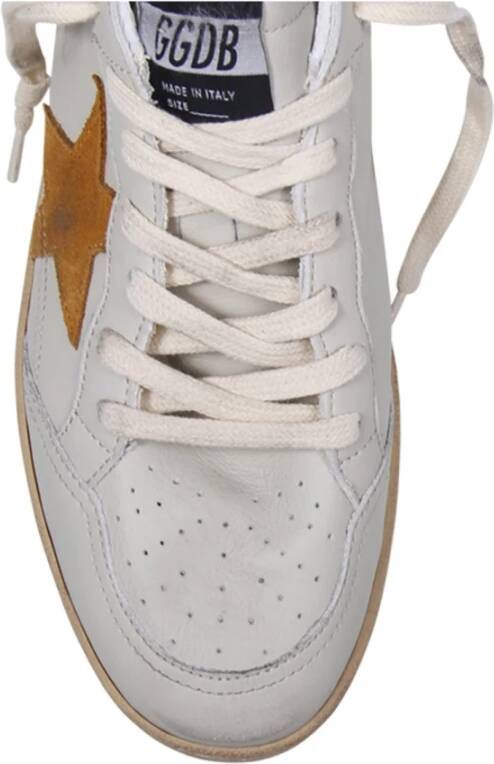 Golden Goose Leren Star Signature Sneakers White Heren
