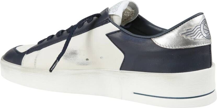 Golden Goose Leren Stardan Sneakers met Zilveren Hak