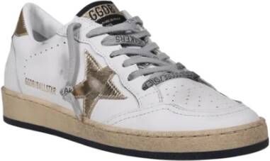 Golden Goose Leren Ster- en Haksneakers White Dames