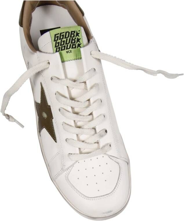 Golden Goose Leren Tejus Bedrukte Ster Hak Sneakers