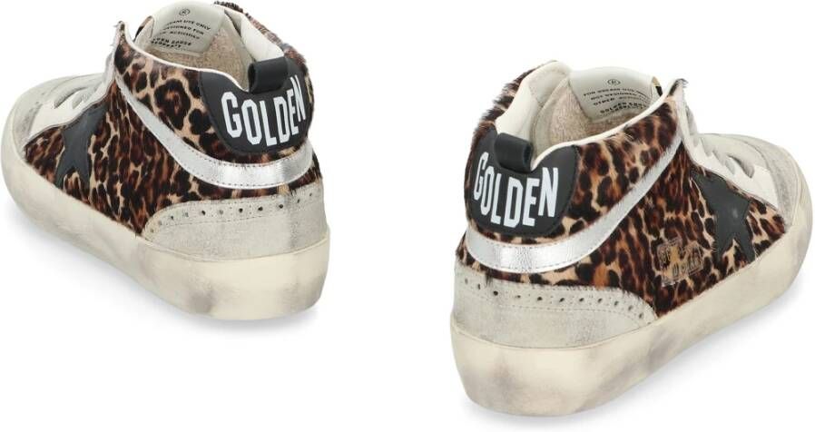 Golden Goose Luipaardprint Ster Sneakers